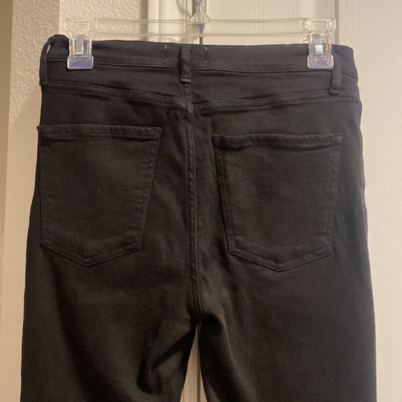 Agolde black skinny jeans “Sophie” style with frayed edges - Picture 4 of 4